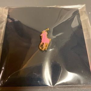 New Pink Classic Polo Ralph Lauren Lapel Pin